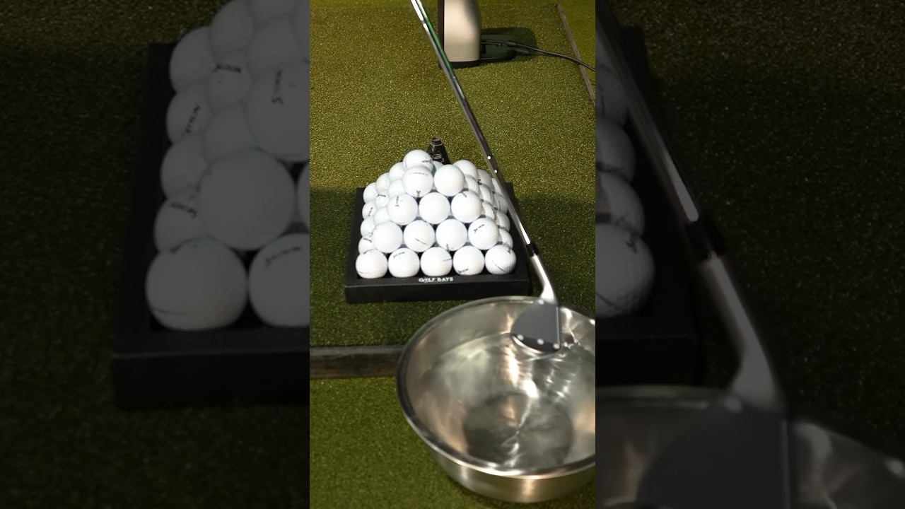 Testing the Cleveland XL zip core irons!! #golf #golfing #shorts