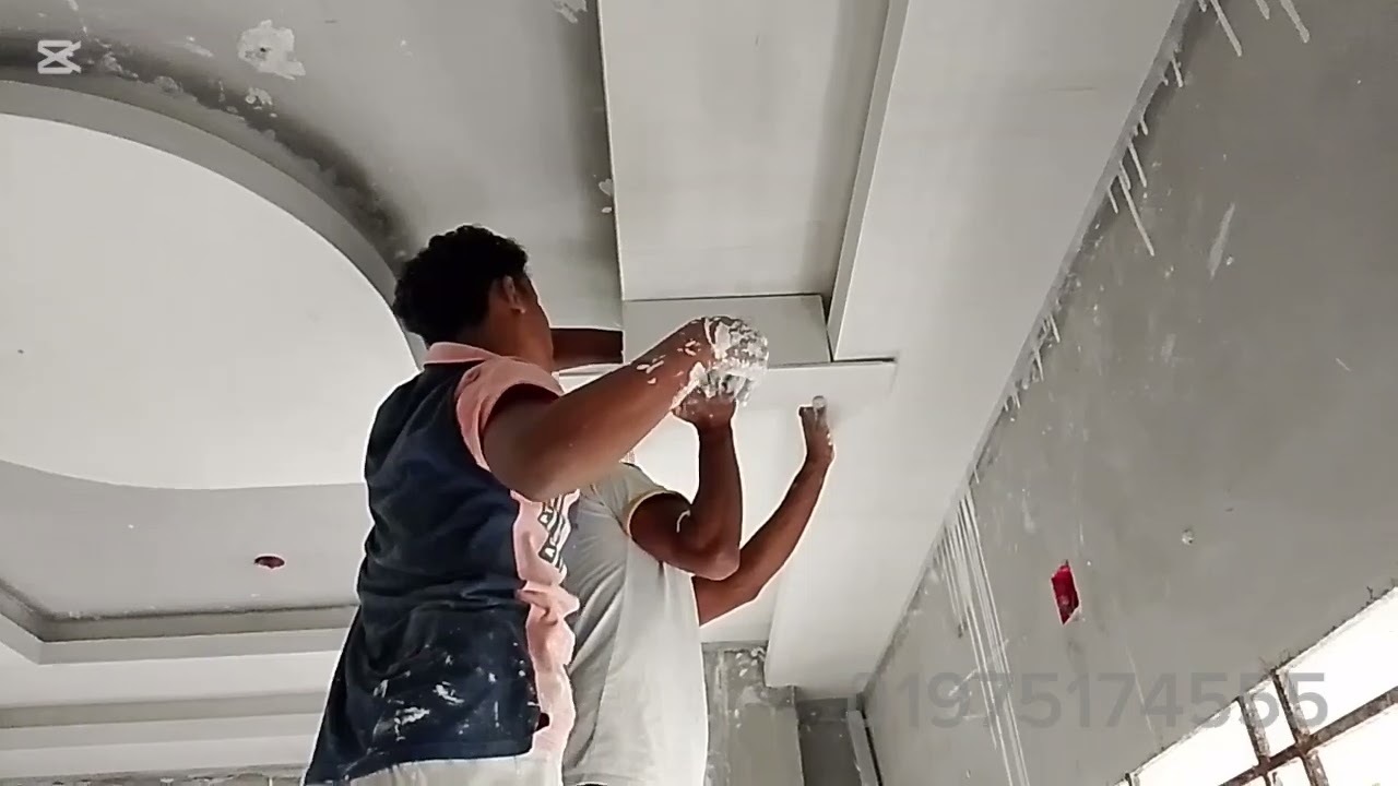 অসাধারণ জিপসাম সিলিং ডেকোরেশন দুই ধাপে। #plaindesign #gypsum #interior #design 