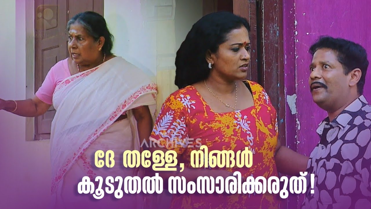 ദേ തള്ളേ, നിങ്ങൾ കൂടുതൽ സംസാരിക്കരുത്! | Aliyan vs Aliyan | Sitcom |