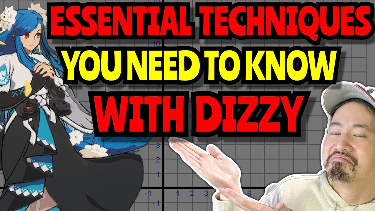 HOW TO PLAY DIZZY: short dash H sword, kara firespear, new wings of light setup [GUILTY GEAR STRIVE]