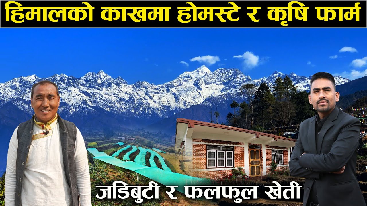 २ करोड लगानीमा होमस्टे र फलफुल तथा जडिबुटीको फार्म संचालन,हिमालको काखमा अर्गानिक खानाको व्यवस्था