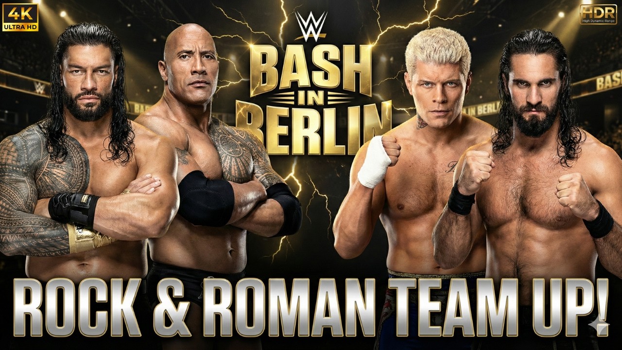 Roman Reigns & Rock vs Cody Rhodes & Seth Rollins – Extreme Rules Tag! | WWE 2K25 4K