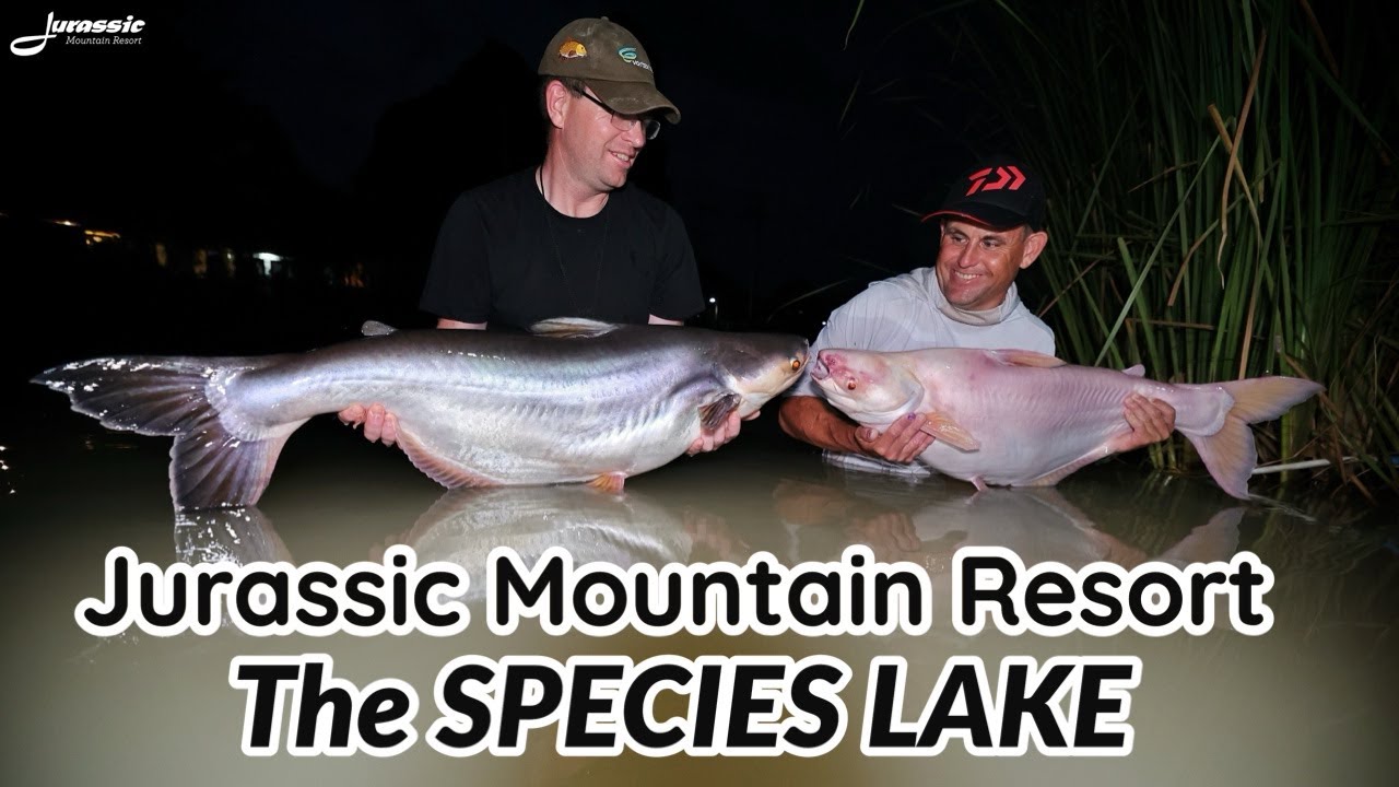 A CRAZY END to a Day on the SPECIES LAKE at JURASSIC Mountain Resort..!