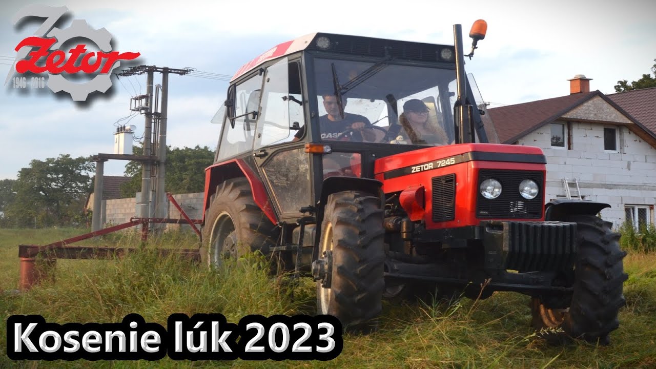 Kosenie lúk 2023 | Zetor 7245 + Wirax Z - 069 | Original Sound