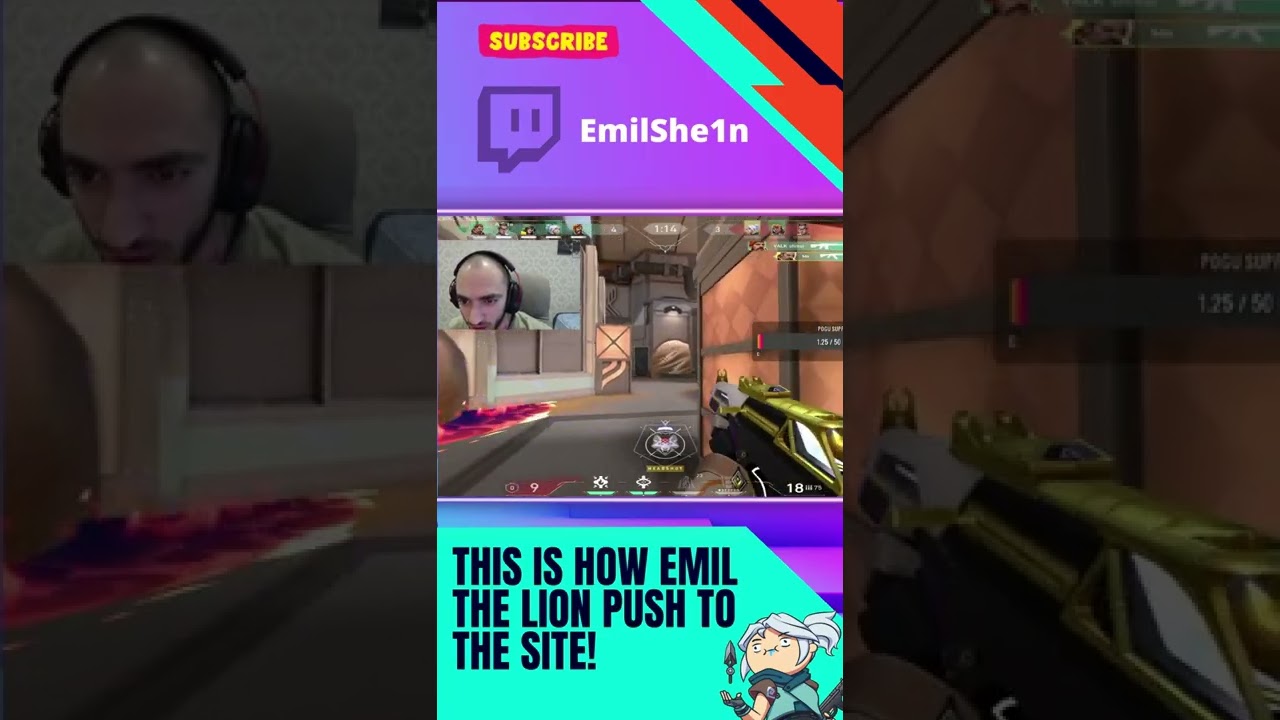 EMILSHE1N SHOW US HOW TO ENTRY FRAG WITH 150 PING | VALORANT SHORTS