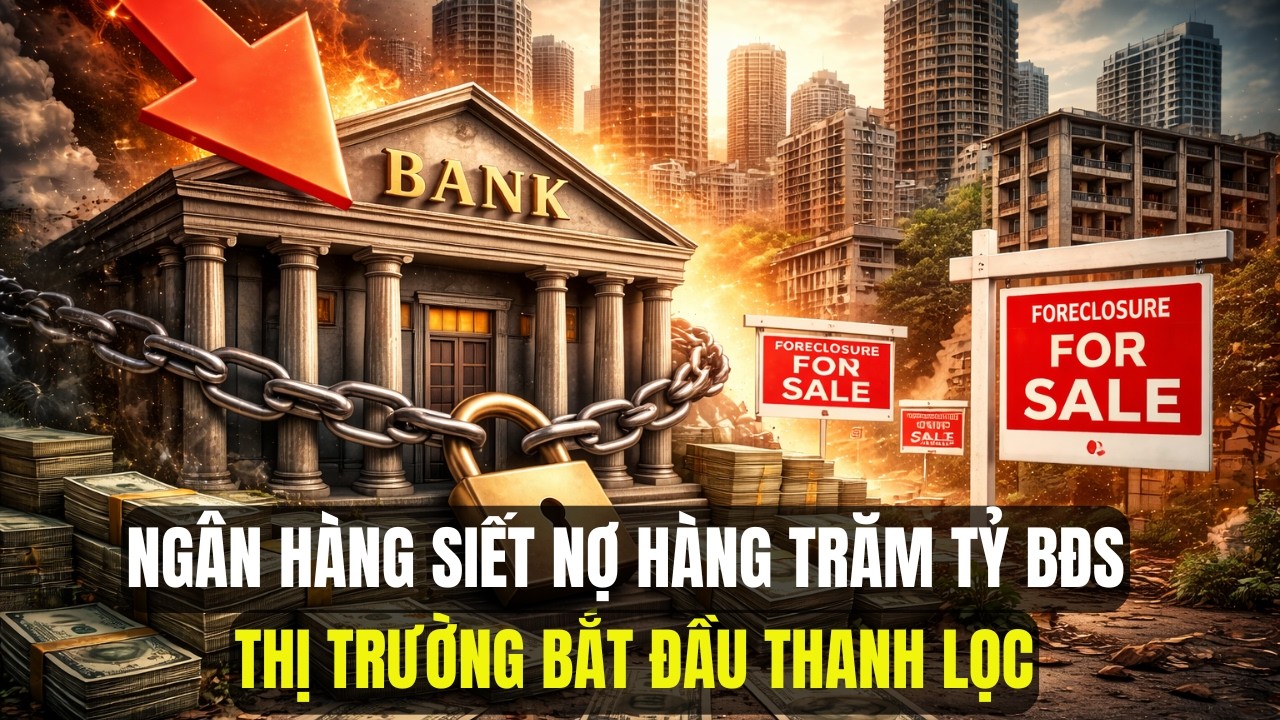 Банки конфисковали сотни миллиардов вьетнамских донгов по ипотечным кредитам, рынок начинает опус...