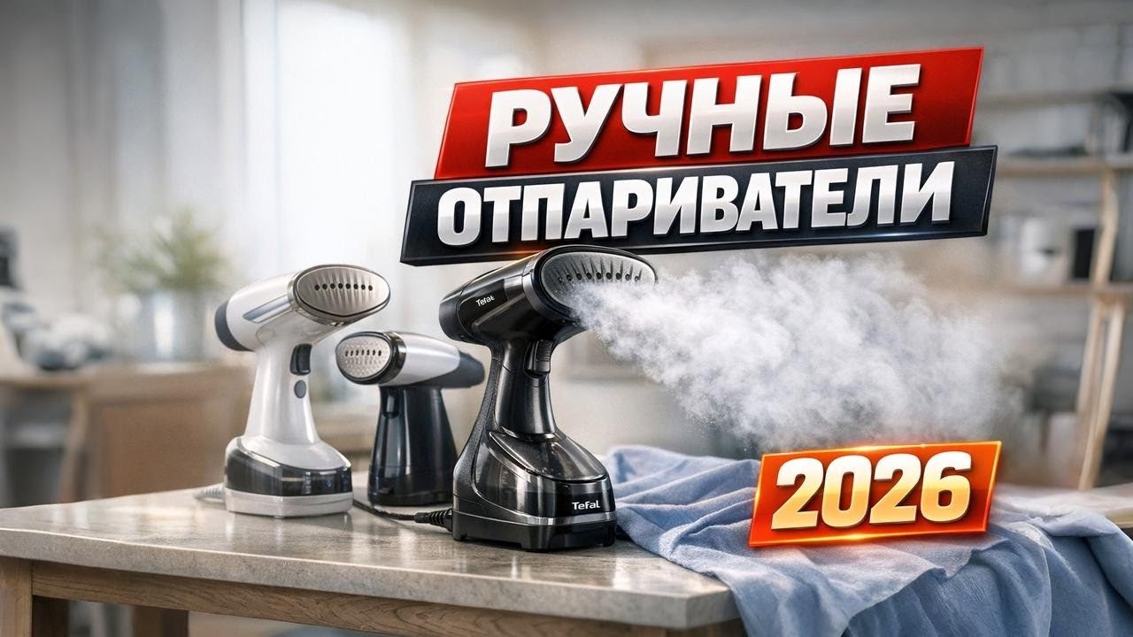 🔥ЛУЧШИЕ ручные ОТПАРИВАТЕЛИ для одежды в 2026 году🔥Топ-5 моделей 🏆 Рейтинг Выбор ТОП