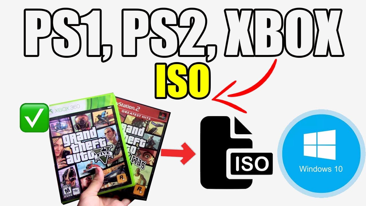 Como convertir tus Juegos de CD o DVD en formato ISO para Juagar en PS - 2021 Fácil y rapido