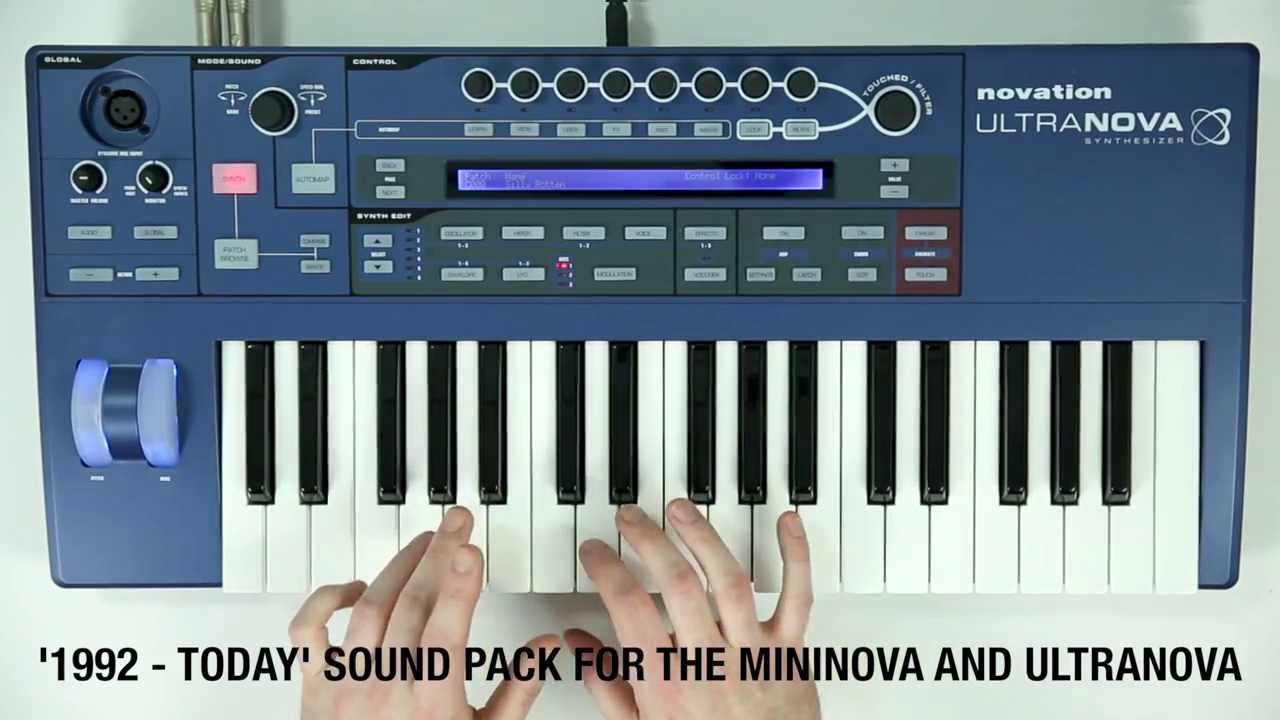 Free Synth Sound Pack: Iconic Synth Sounds for Novation UltraNova and MiniNova