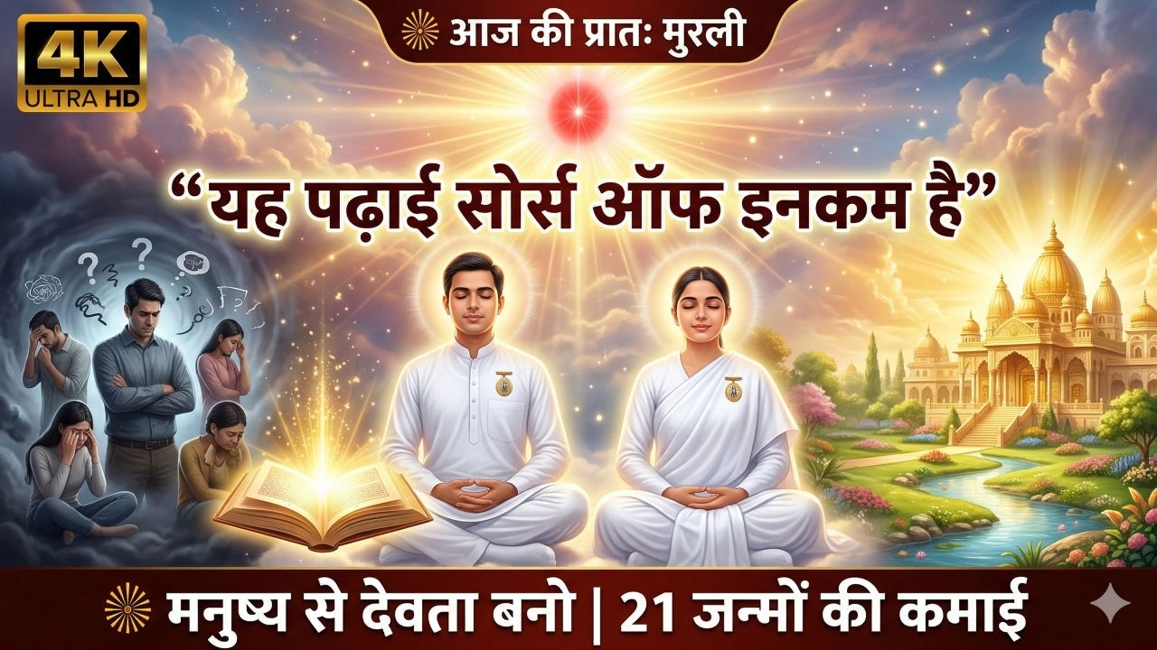 12 Mar 2026 Murli Song | यह पढ़ाई Source of Income है | मनुष्य से देवता बनो | Brahma Kumaris Murli