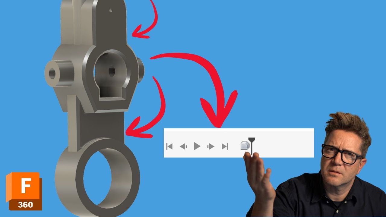 Как я редактирую отверстия и элементы в Fusion 360 БЕЗ временной шкалы (импортированные модели)