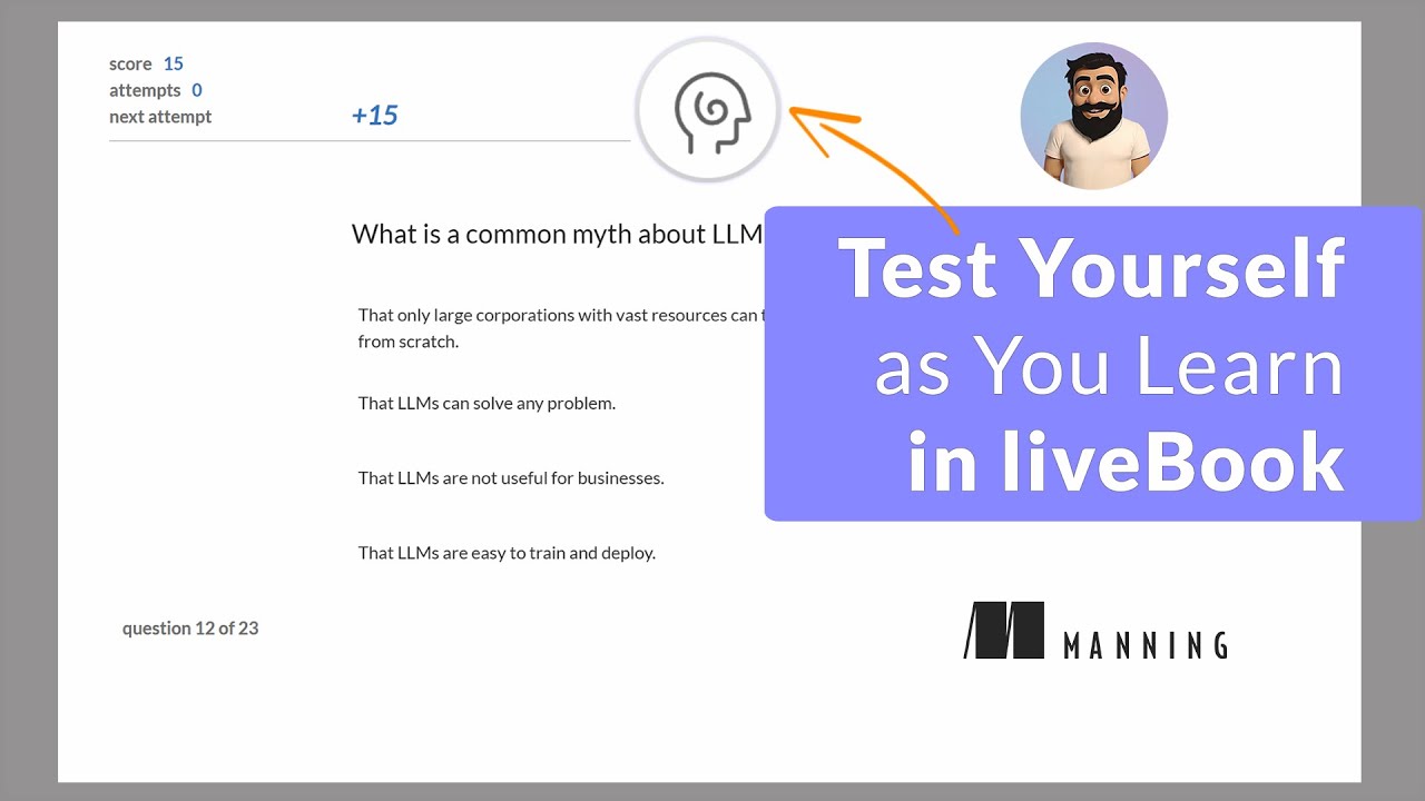 🧠 Test Yourself as You Learn in liveBook 📘