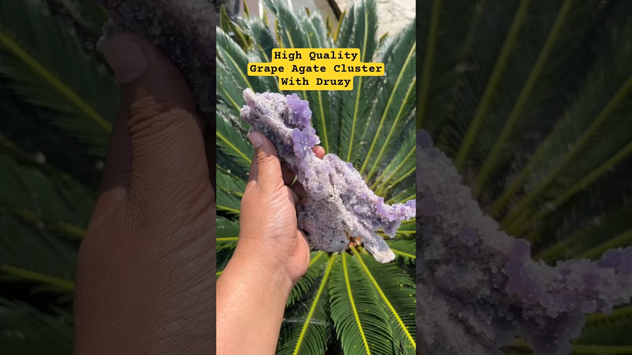 High Quality Grape Agate Sparkling Specimen - On sale at Etsy and Ebay 