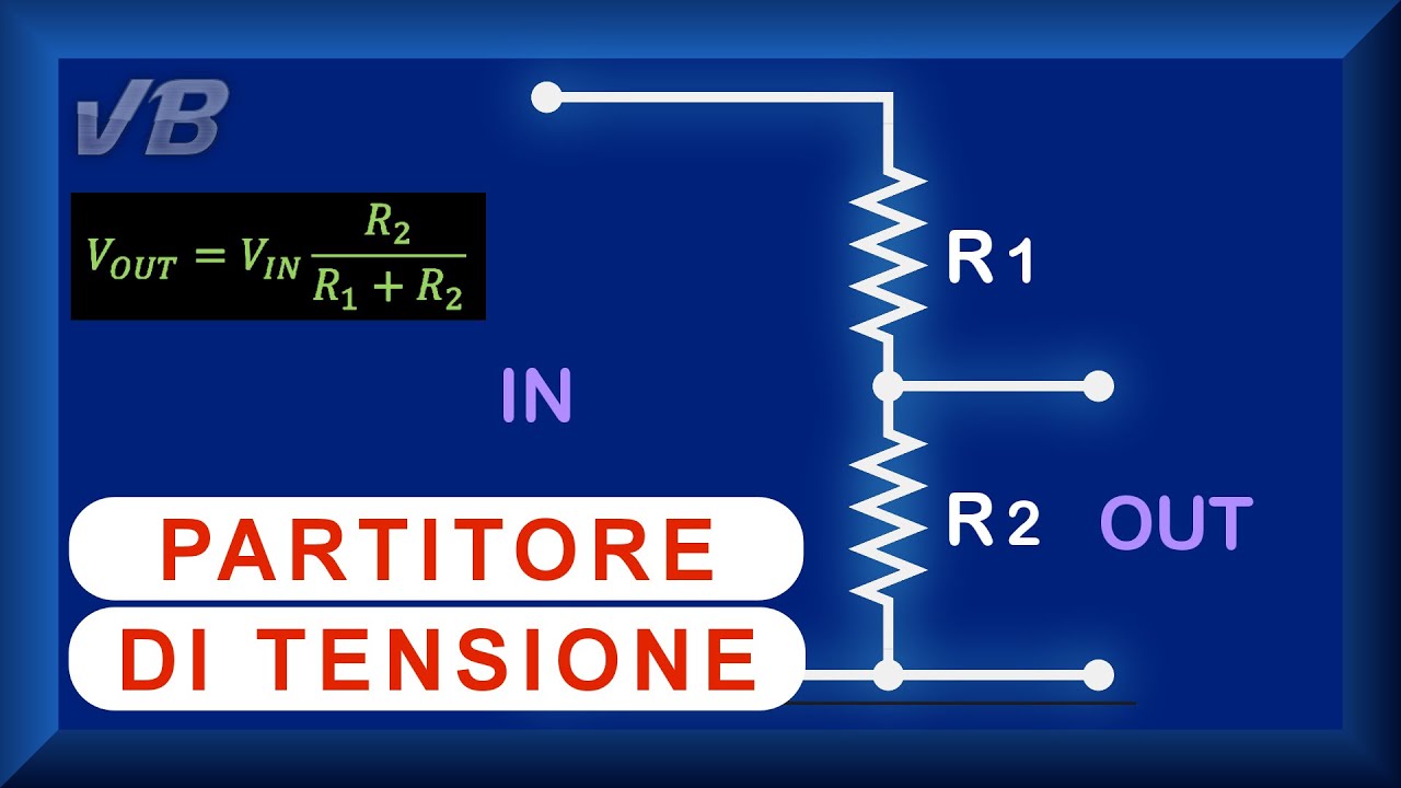 Partitore di tensione resistivo