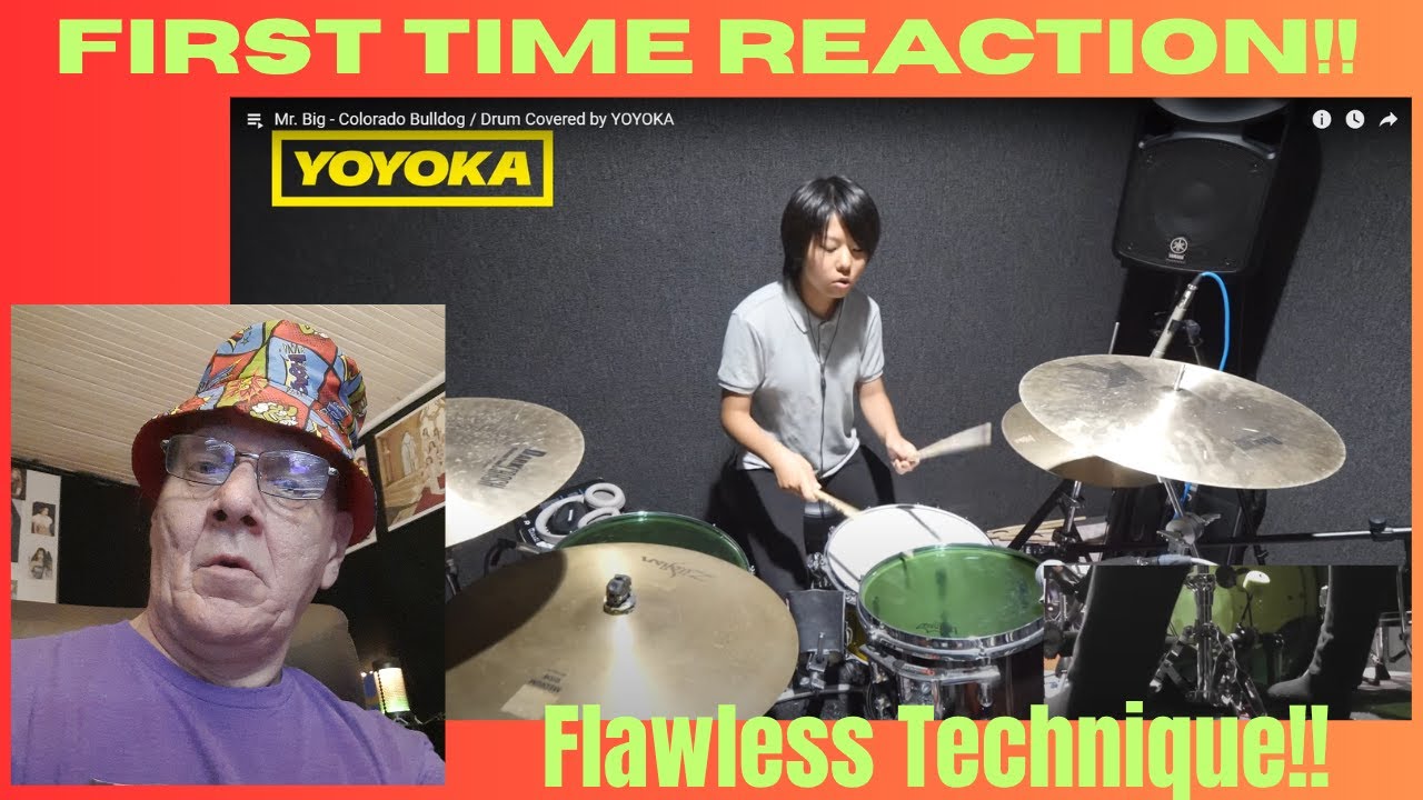 First Time Seeing!! \ YOYOKA -  Colorado Bulldog Drum Cover \ Reaction!!