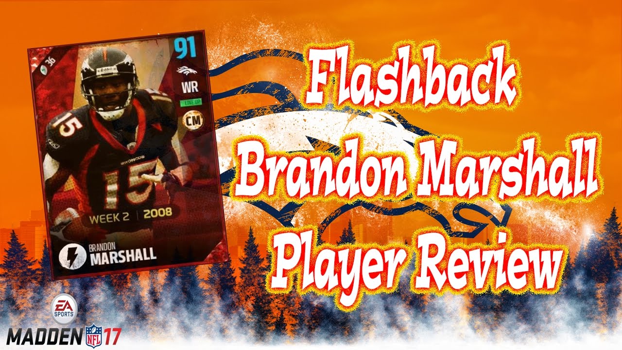 Flashback Brandon Marshall | Player Review | Madden 17 Ultimate Team
