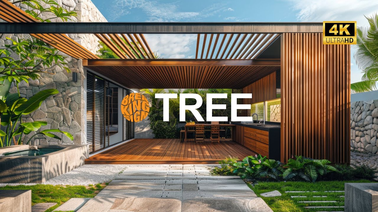Greenery Architecture: Open Living Design with Outdoor Furniture | Modern Gardening Ideas for Home