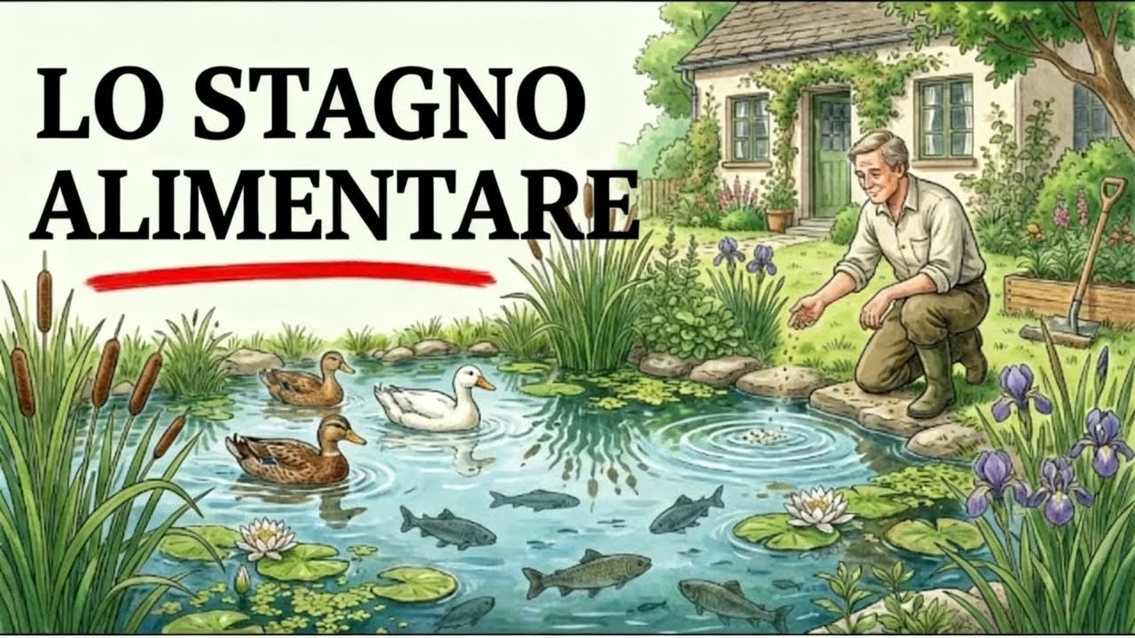 Proteine gratis per 10 anni: Il sistema del laghetto in giardino