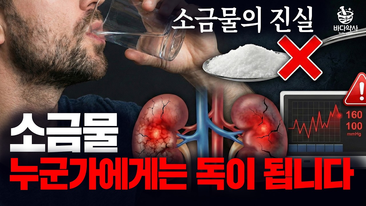 아침 소금물, 잘못 마시면 독이 될 수 있습니다｜소금물이 보약이 되는 사람 vs 독이 되는 사람