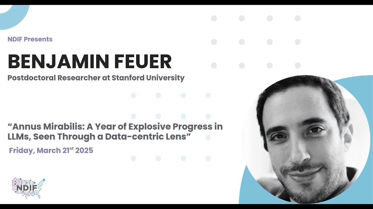 Annus Mirabilis: A Year of Explosive Progress in LLMs with Benjamin Feuer