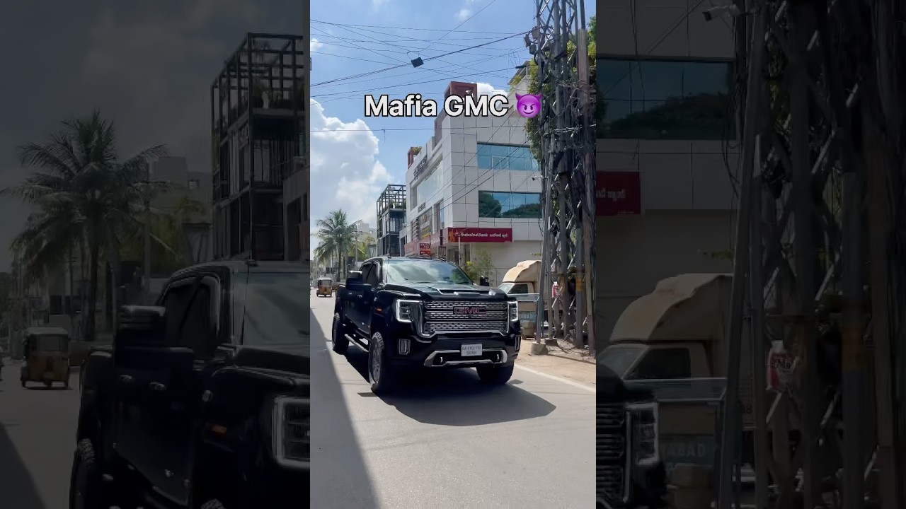 Black GMC #shorts #trending #gmc #automobile #mafia #thar #fortuner #truck #tharlover #cars #v8 #car