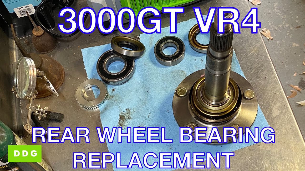 VR ROAR! - 3000GT VR4 - How to replace the rear wheel bearings - NO PRESS