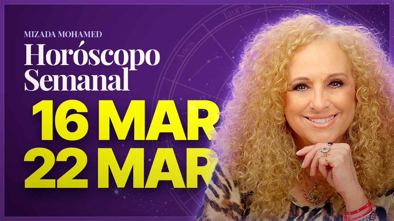 Horóscopo de Mizada Mohamed. 16 al 22 de marzo 2026. Luna Nueva, Equinoccio y Sol en Aries.