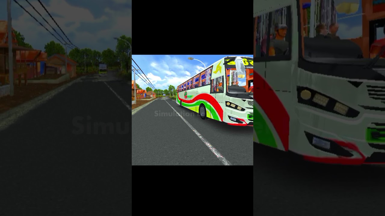 Bus Simulator Indonesia with Bangladeshi Ets2 Realistic mod  Traffic Obb।#shorts #viral