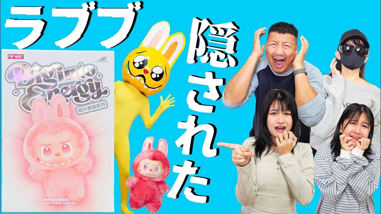 ぴえんにラブブ隠された～😱！！間違えたらラブブにされちゃう！？himawari-CH