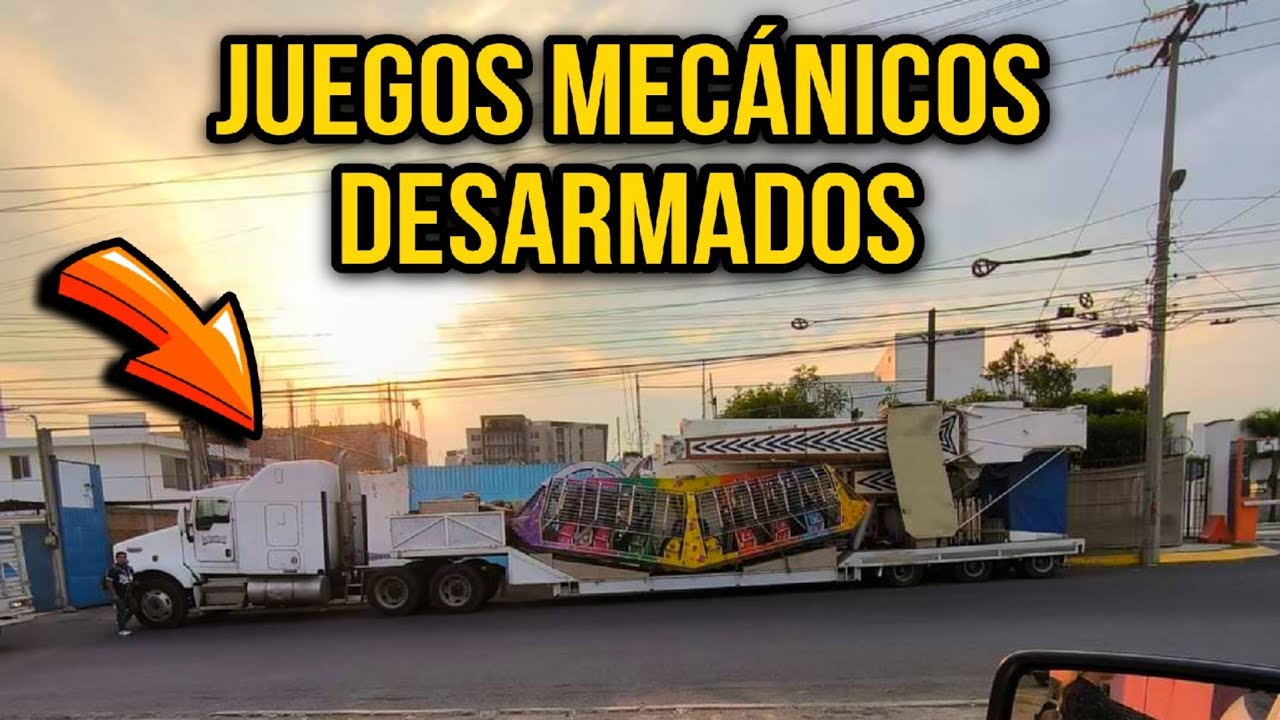 JUEGOS MEC&Aacute;NICOS DESARMADOS DE TODO EL MUNDO/CAMIONES DE FERIAS unarmed amusement rides