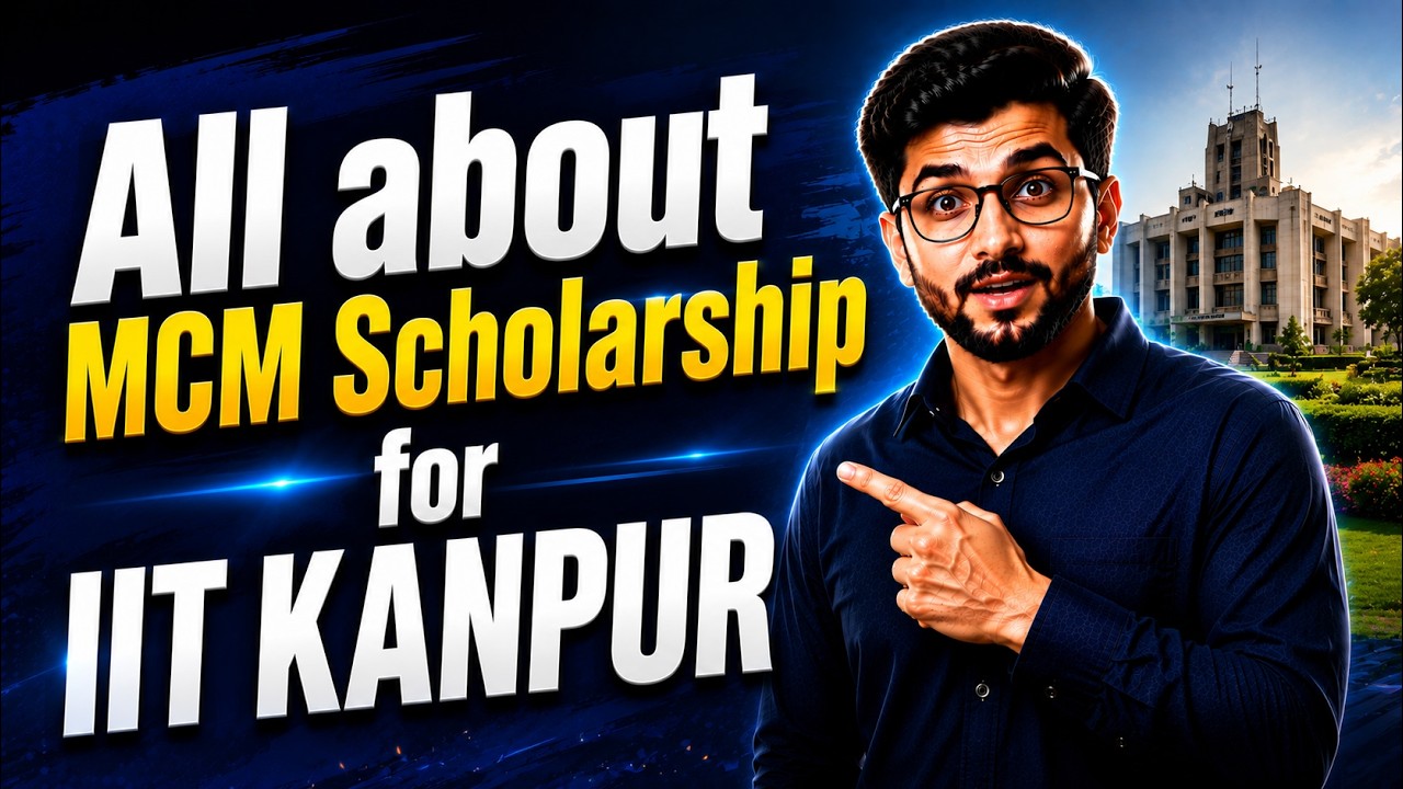 IIT KANPUR SCHOLARSHIP | All about MCM Scholarship for IIT KANPUR | Mathstats @8810409392