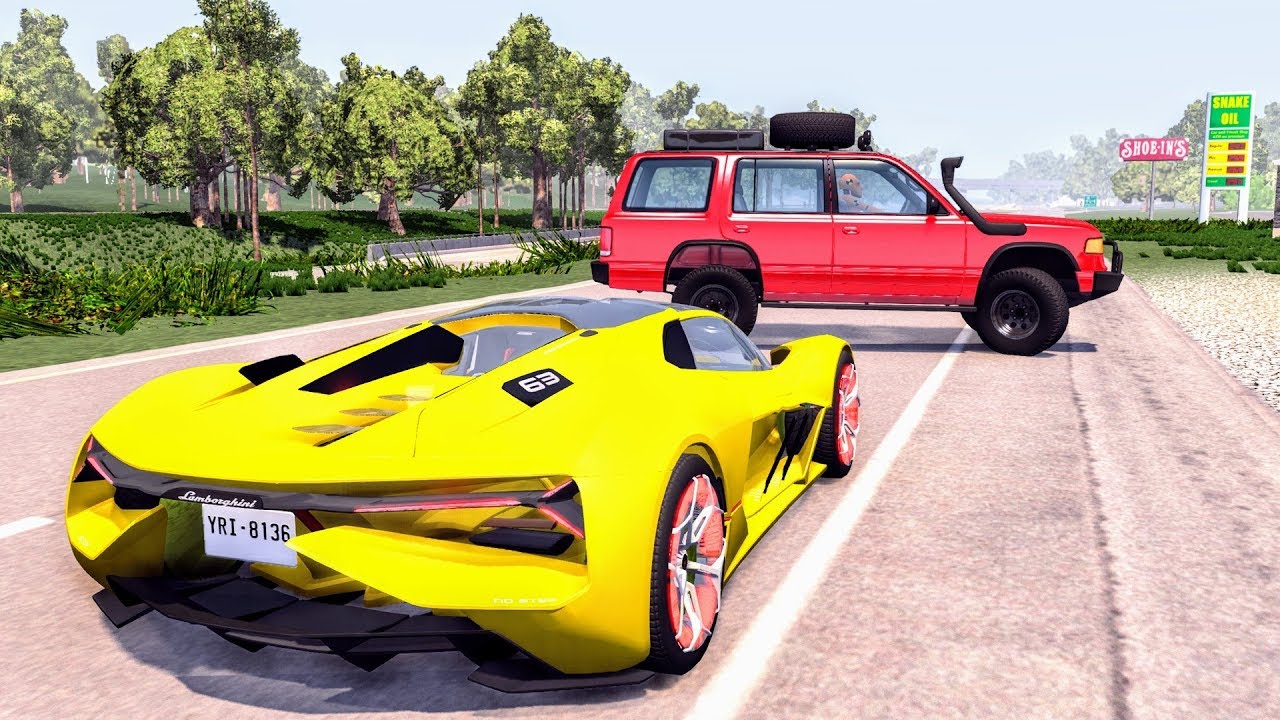 Realistic High Speed Crashes #39 - BeamNG Drive | CrashBoomPunk