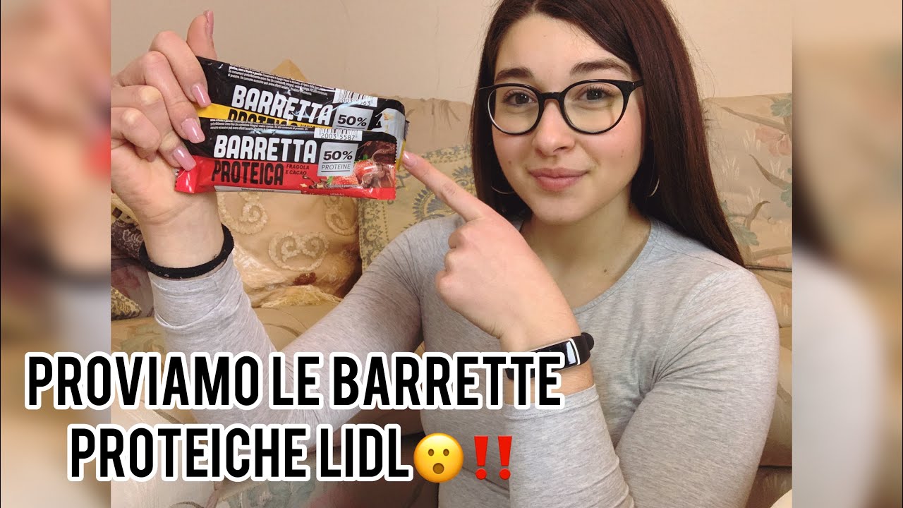 PROVIAMO LE NUOVE BARRETTE PROTEICHE LIDL 😮‼️| NE VALE LA PENA ⁉️| GA