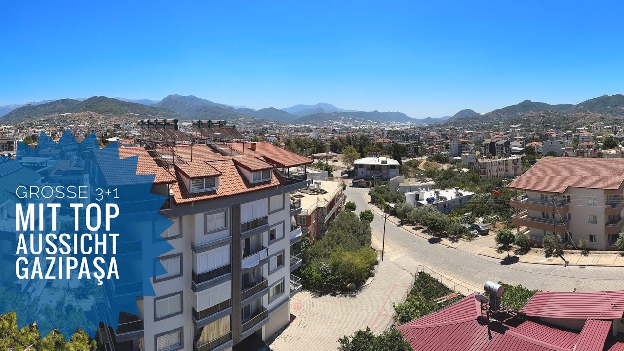 ALANYA Gazipaşa / Grosse 3+1 Duplex mit top Aussicht