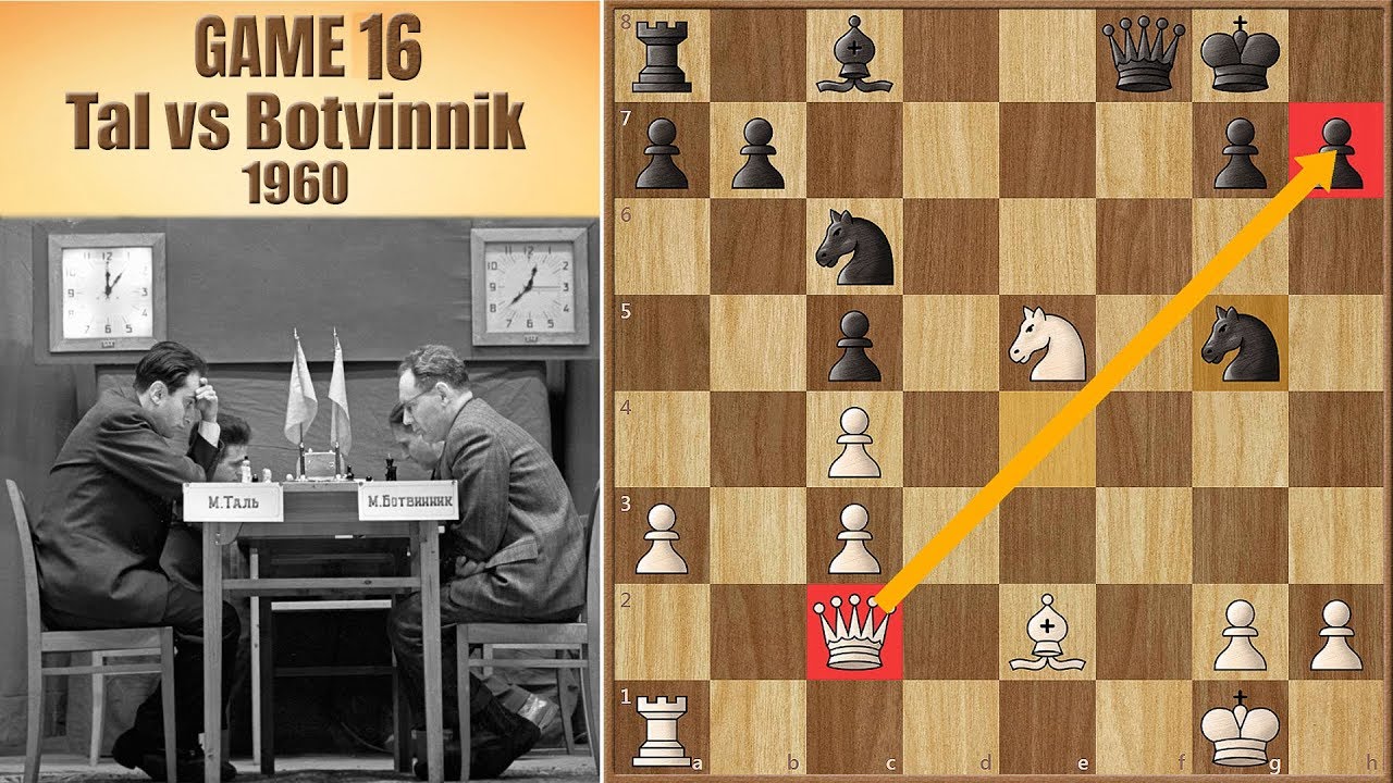 The Impossible Checkmate!? | Tal vs Botvinnik 1960. | Game 16
