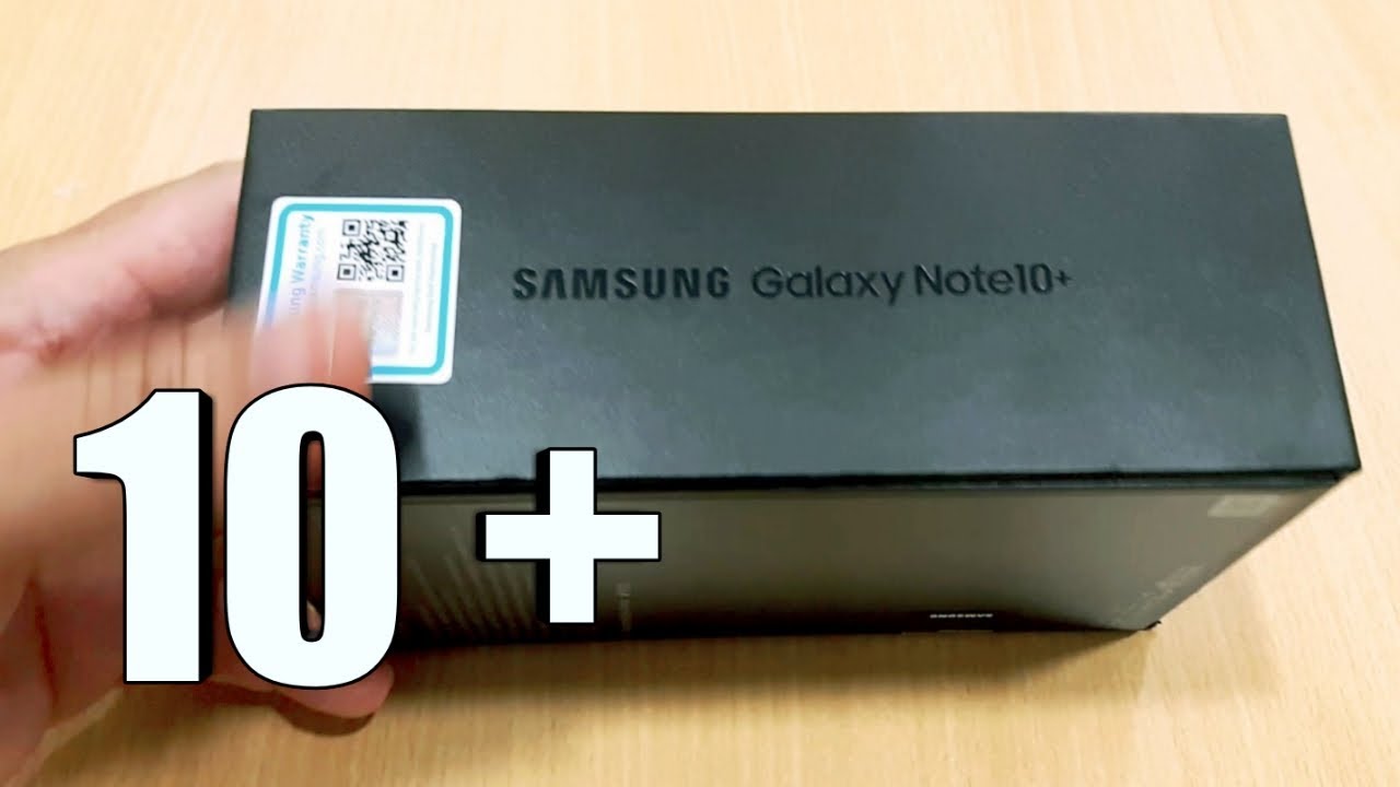 Samsung Galaxy Note 10 Plus UNBOXING |Aura black