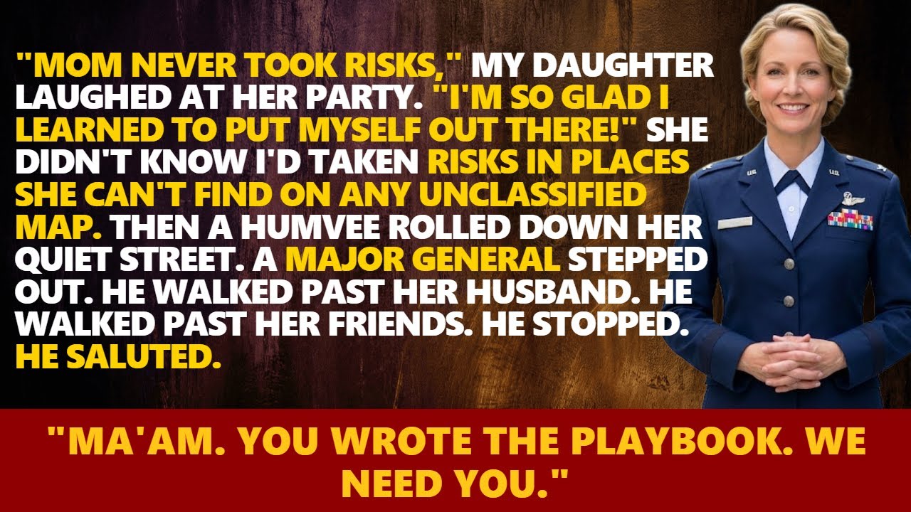My Daughter Called My Life "Safe"—Then A Two-Star General Saluted Me: "Colonel Hayes"