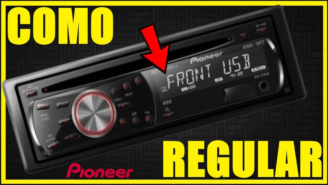 Como regular rádio PIONEER DEH-2250UB Media Receiver #ALANROD