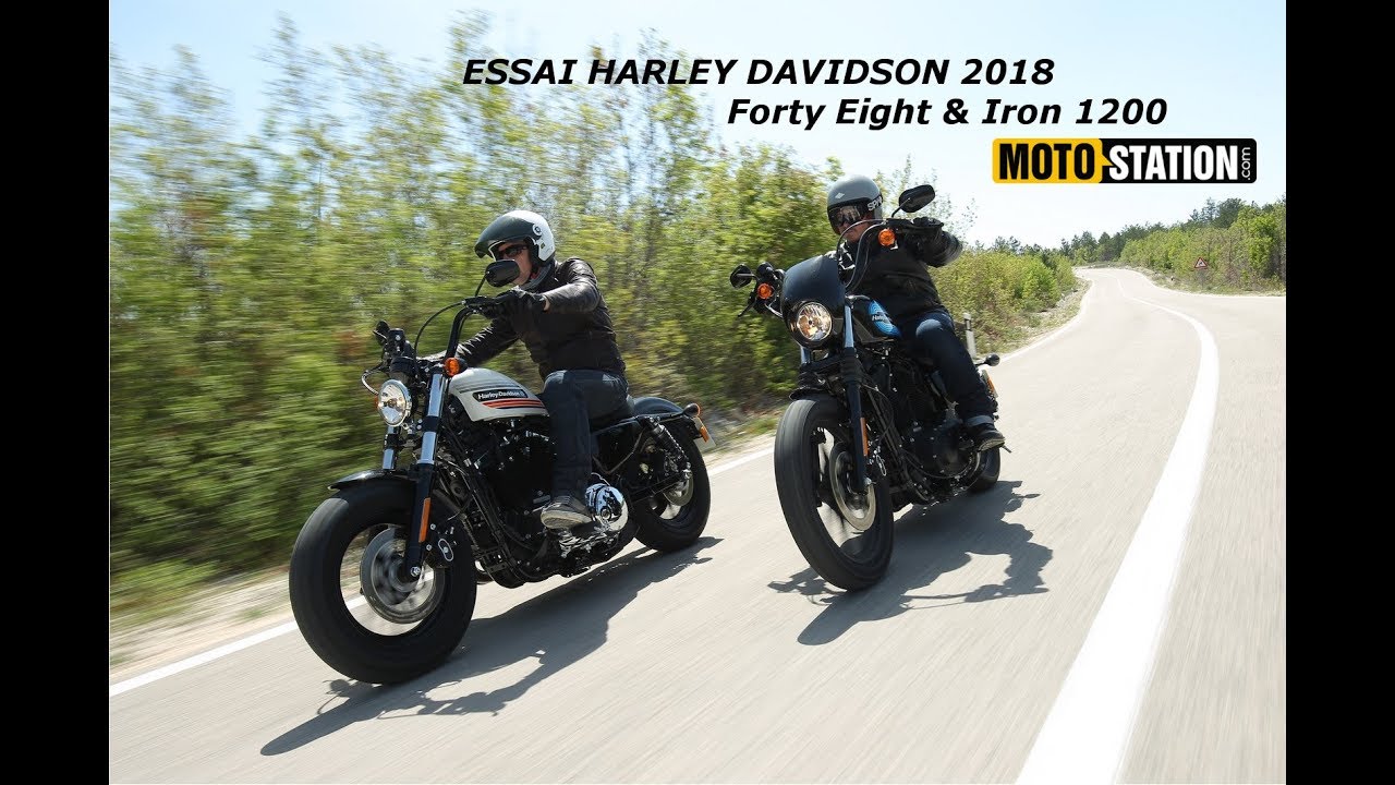 Essai Harley Davidson 2018 : Forty Eight & Iron 1200