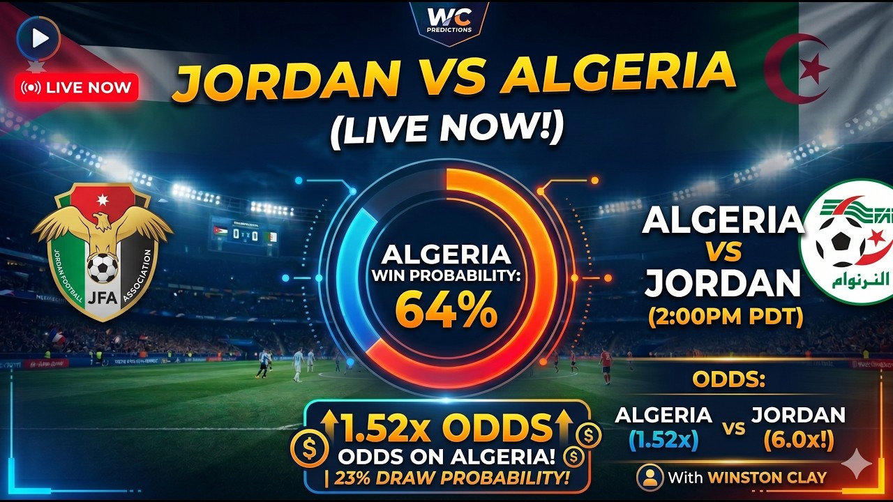 Jordan vs Algeria Prediction: Solid Pick or Draw Trap?