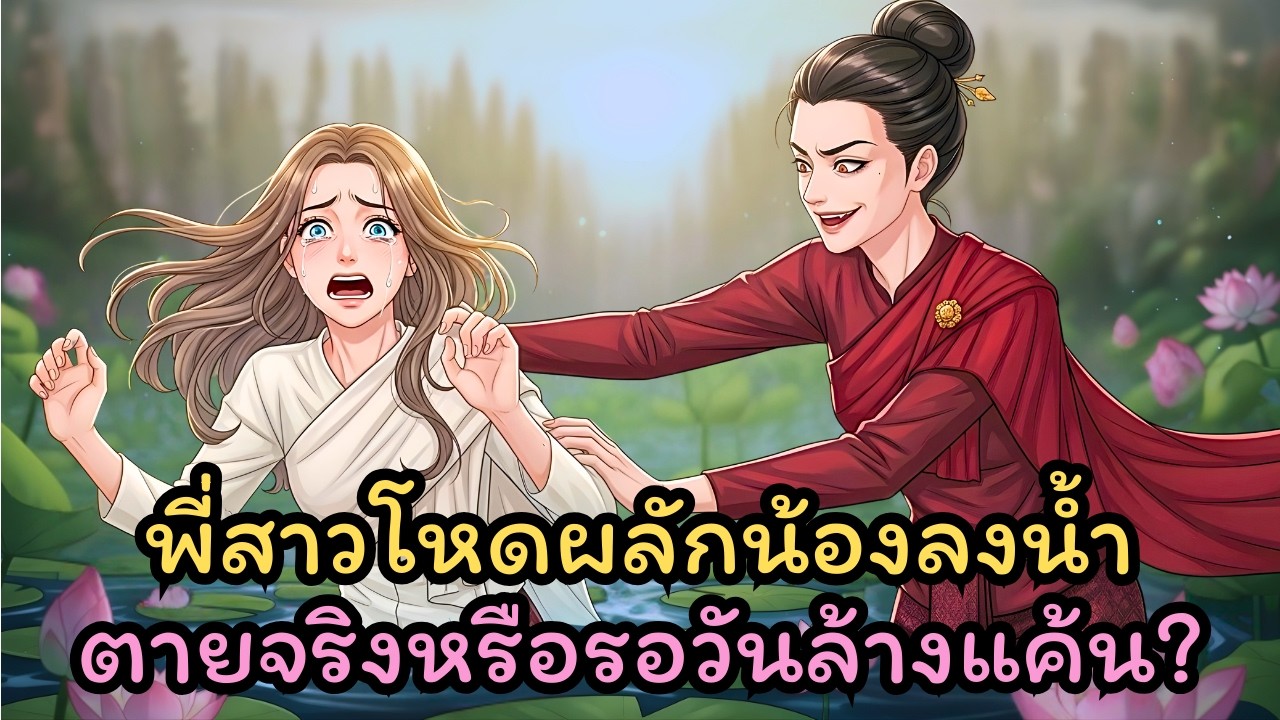 พี่สาวใจโหดผลักน้องลงสระน้ำ! แผนร้ายหวังกำจัดให้สิ้นซาก