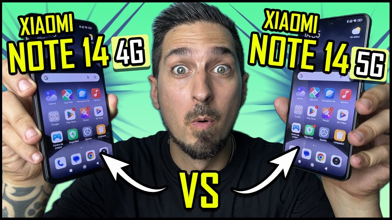 Xiaomi Note 14 4G🔥VS🔥Xiaomi Note 14 5G -¿CUÁL DEBES COMPRAR?