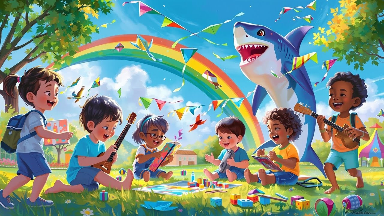 Tolerance Song | Baby Shark do do do | Funny kids cartoon song with lyrics 