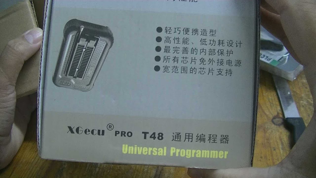 فتح صندوق مبرمجة ـ XGecu T48 Programmer