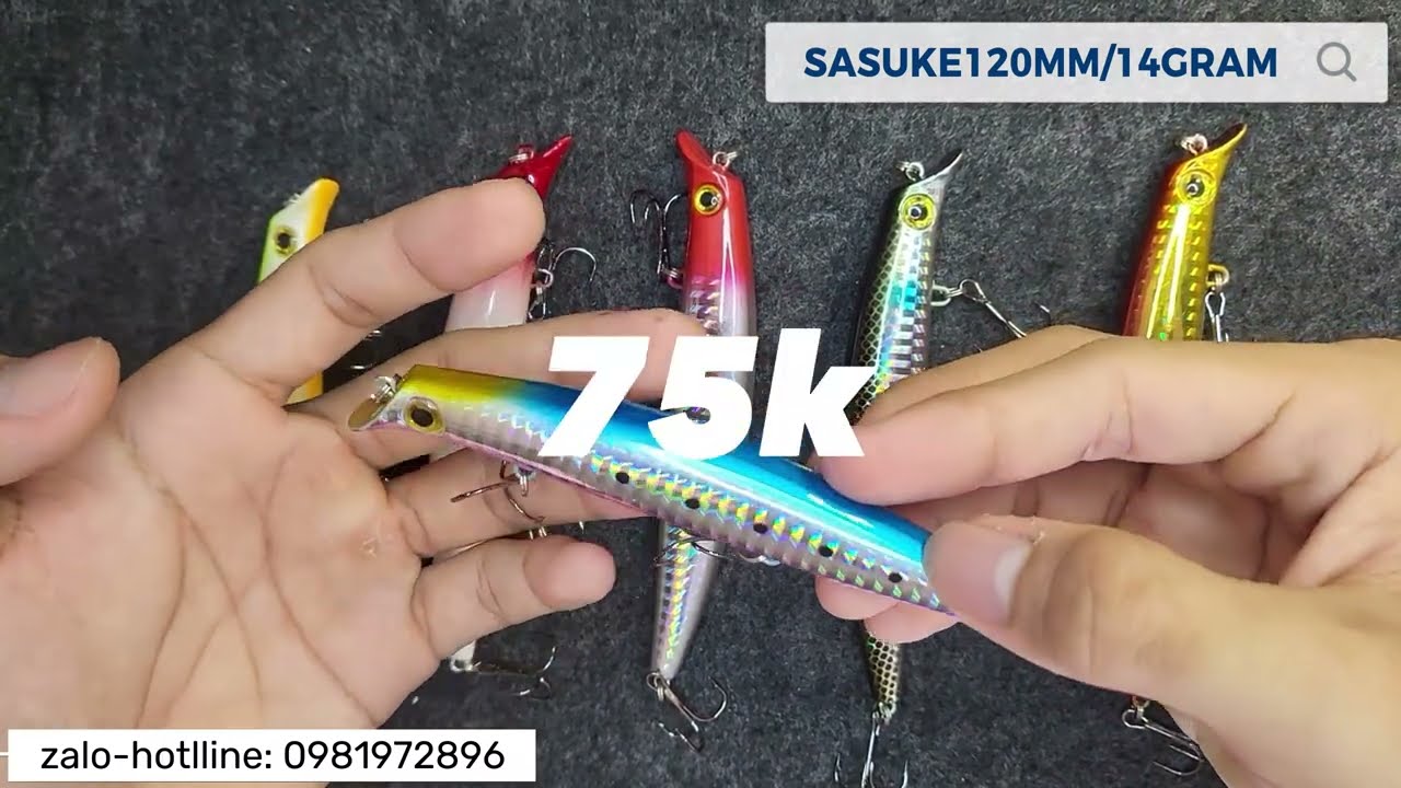Mồi giả câu cá Chẽm,Mú,Nhồng,Măng nhạy nhất 2023 | Hướng dẫn câu cá bằng mồi giả | Đồ câu Cá T3 |