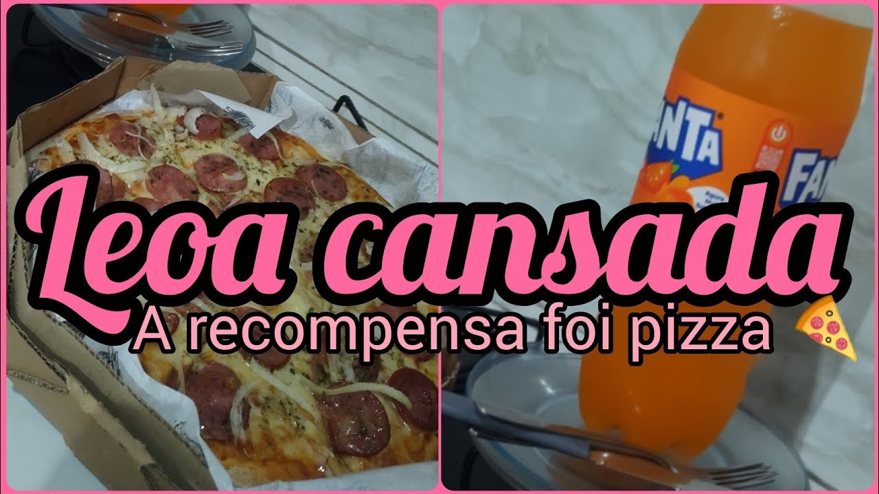 Fim de noite😘🌌/ noite de pizza🍕/cansaço 🥱