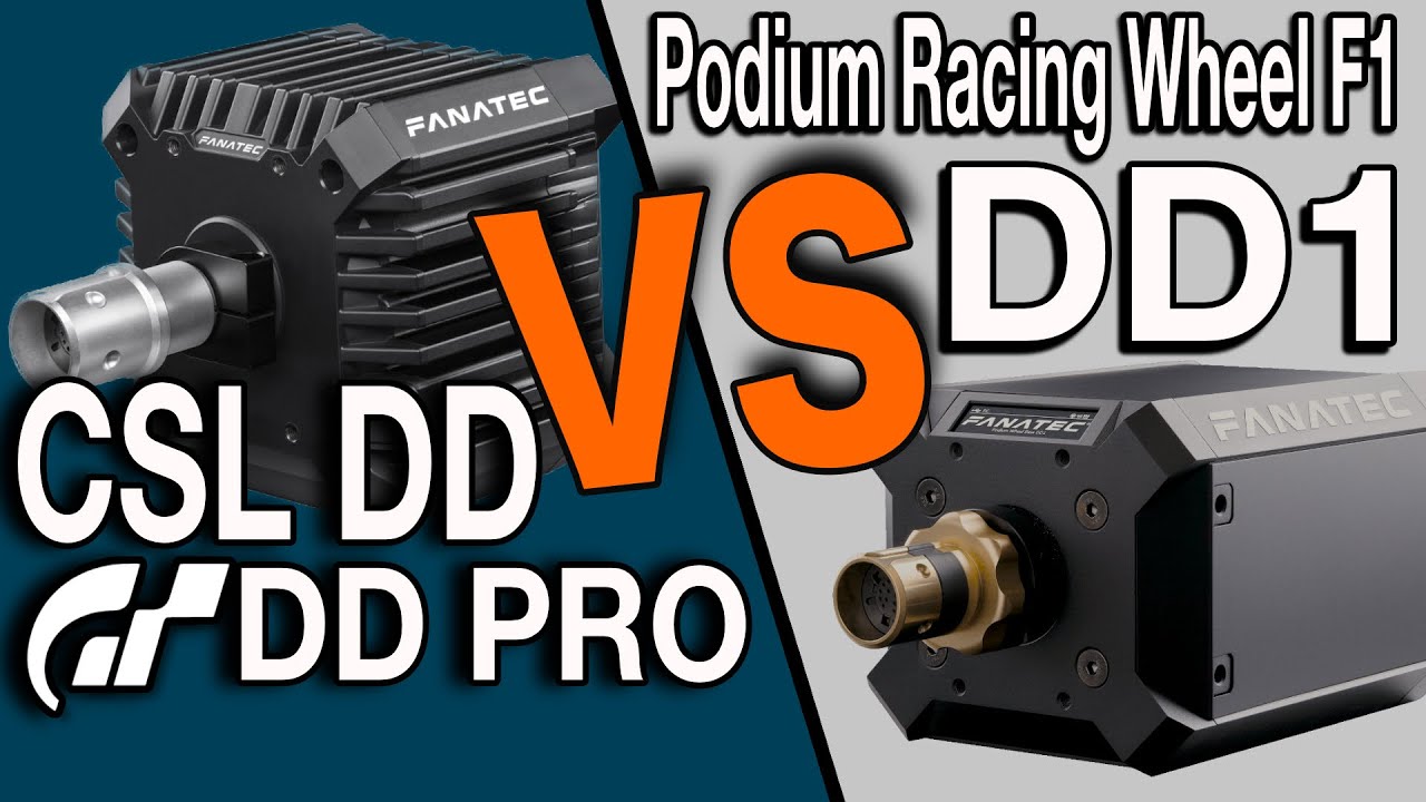 Fanatec GT DD PRO / CSL DD vs DD1 / Podium Racing Wheel F1 - PS5, PS4, PC, Xbox