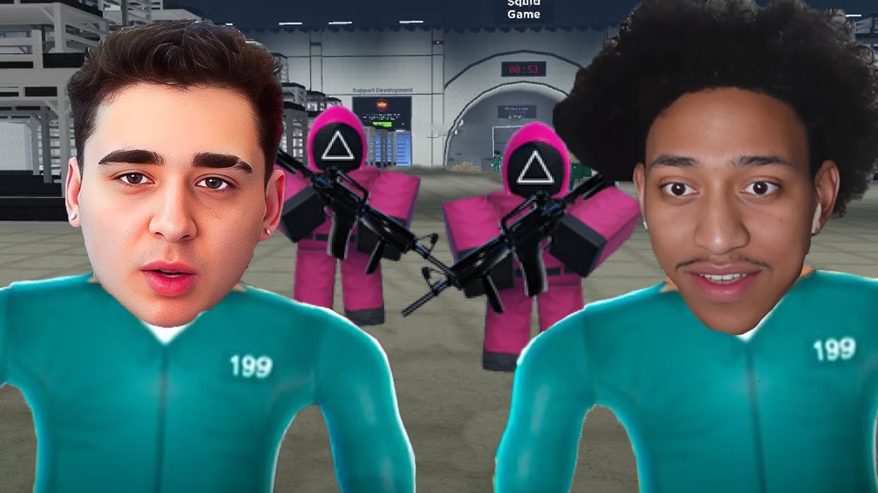 Yugi And Lacy Play SQUID GAMES On Roblox