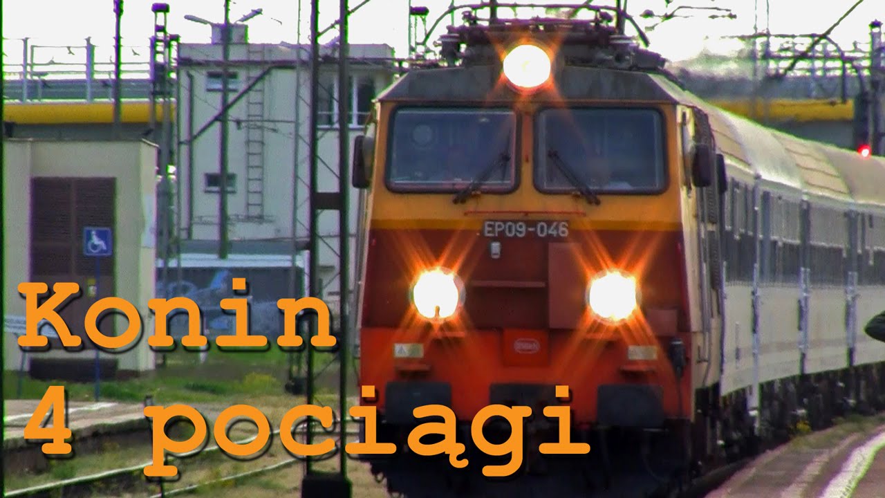 Trains / Pociągi BWE TLK IC w Koninie