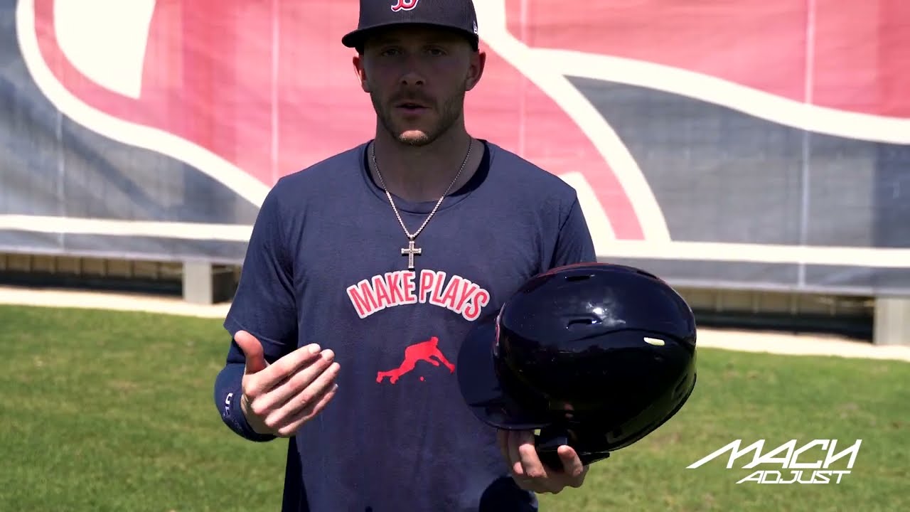 Trevor Story Loves The Rawlings' Mach Adjustable Helmet + Jaw Extension